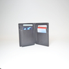 Brown Multi-Card Leather Wallet Flip Fold Slim Design Wallet with ID Window in Gift Box