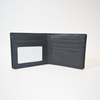 Slim Minimalist Wallet for Men Women Bifold Design Short Bifold Leather Wallet Checkbook Wallet