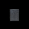 Mens Womens Ultra Slim Profile Soft Black Ostrich Leather Bifold Wallet