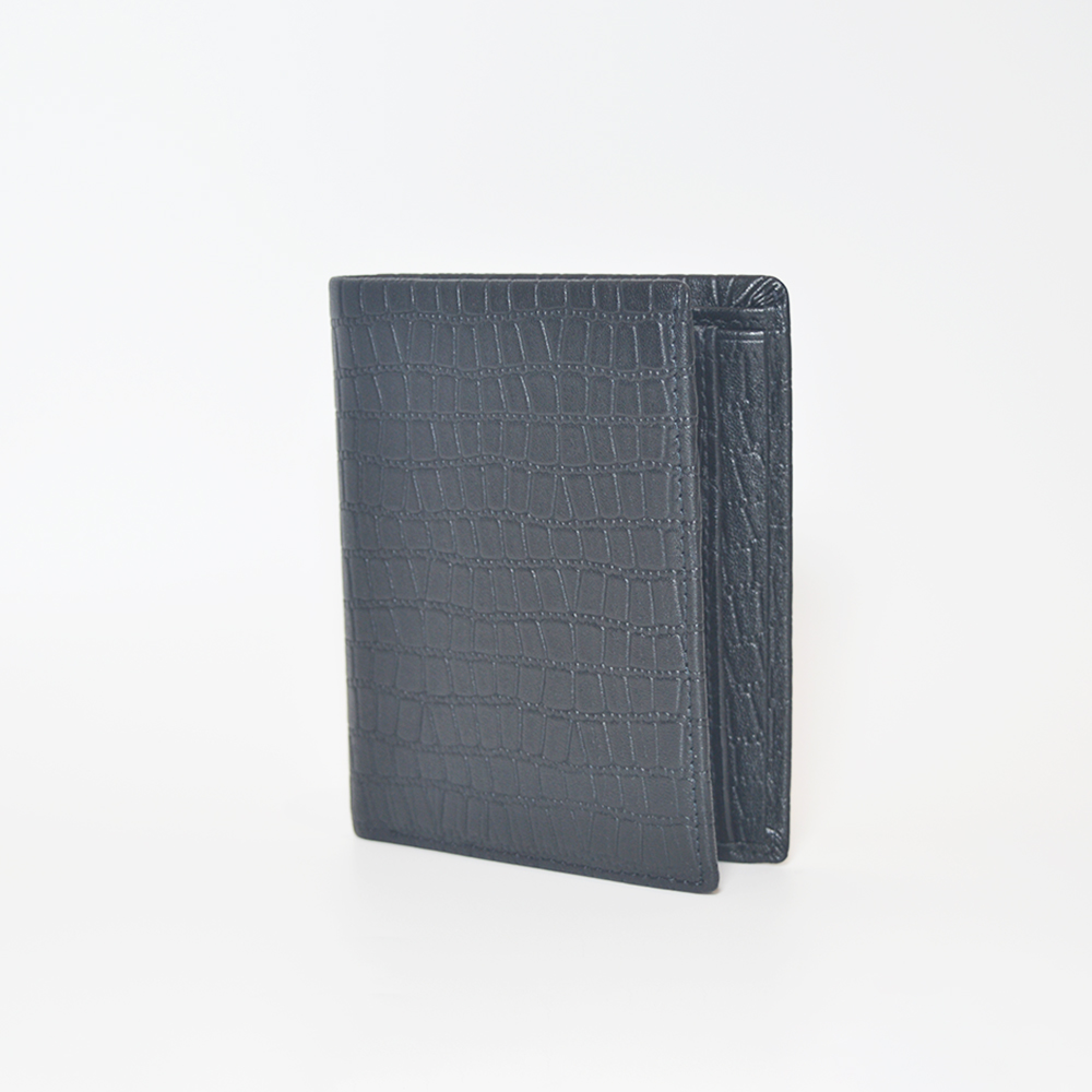 Short Bifold Leather Wallet Multi-Card Holder Purse with ID Windows