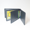 Women Men Genuine Leather Multi Card Case Purse with 14 Card Slots