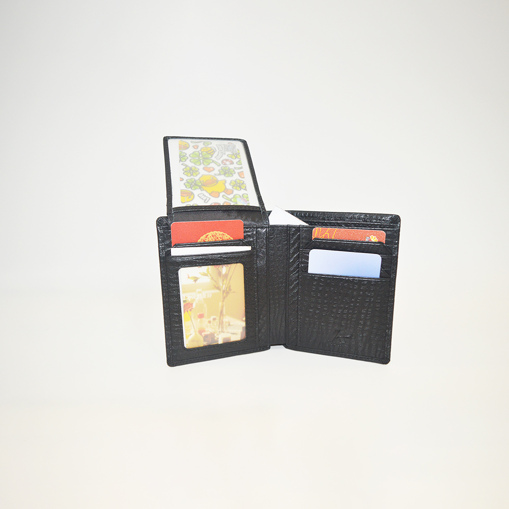 Flip Fold Slim Design Wallet Credit Card Holder with ID Window in Gift Box