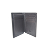 Brown Multi-Card Leather Wallet Flip Fold Slim Design Wallet with ID Window in Gift Box
