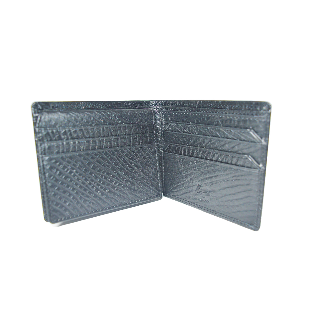 Slim Minimalist Black Wallet for Men Women Leather Bifold Front Pocket Credit Card Holder including Gift Box