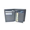Short Bifold Leather Wallet Multi-Card Holder Purse with ID Windows