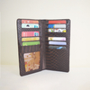 Men Leather Wallet Brown New Crocodile Clutch Wallet Credit Card Holder