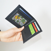 Men's Ultra Slim Profile Short Bifold Leather Wallet Purse Credit Card Holder
