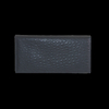 Mens Stylish Flip Fold Slim Design Wallet Black Bifold Ostrich Real Leather Wallet
