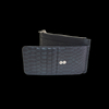 Black New Crocodile Wallets Bifold Multi Card Case Classic Purse with Zipper Pocket