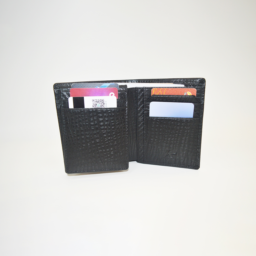 Flip Fold Slim Design Wallet Credit Card Holder with ID Window in Gift Box