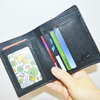 Mens Women Leather Zipper Pocket Card Cash Holder Organizer Wallet