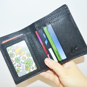 Mens Women Leather Zipper Pocket Card Cash Holder Organizer Wallet