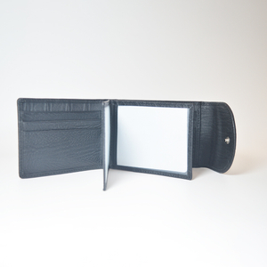 Short Minimalist Credit Card Holder Wallet Bifold Multi-Card Wallet Purse with 4 ID Windows in Gift Box