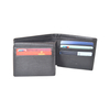 Brown Leather Wallet Slim Minimalist Bifold Wallet for Men Women Flip Up ID Window Credit Card Holder including Gift Box
