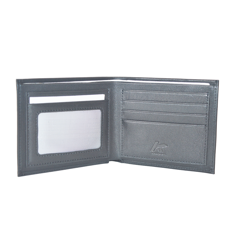 Men's Ultra Slim Profile Short Bifold Leather Wallet Purse Credit Card Holder