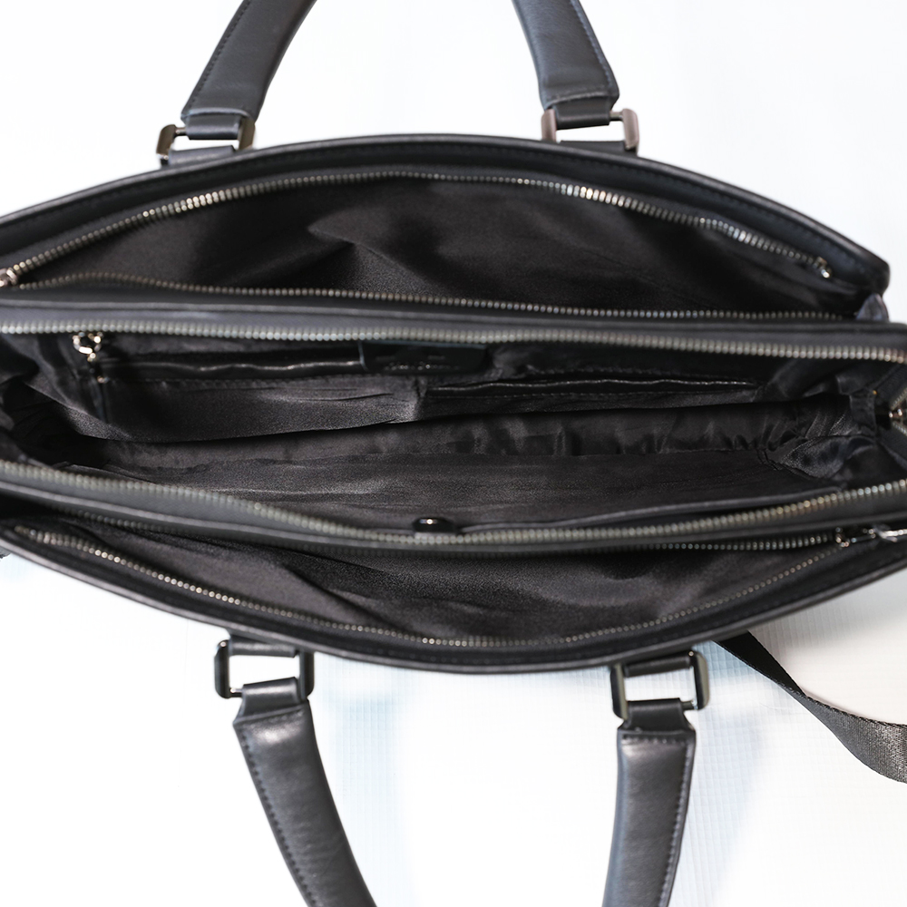 Napa Head Layer Leather Laptop Briefcase for Men Waterproof Travel Messenger Bags