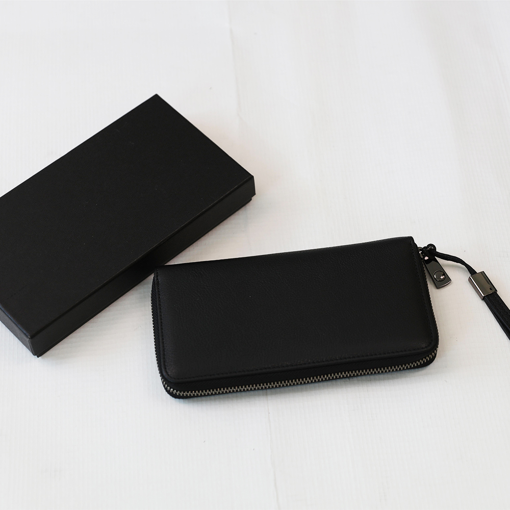 Genuine Leather Thickness Wristlet Long Wallet