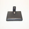 Black Crocodile Trifold Clutch Wallet Credit Card Holder for Men Women