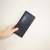 Vintage Black Thick Crocodile Clutch Wallet Credit Card Holder