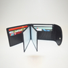 Multi-Card Small Bifold Wallet Black Crocodile Credit Card Holder Clutch Wallet