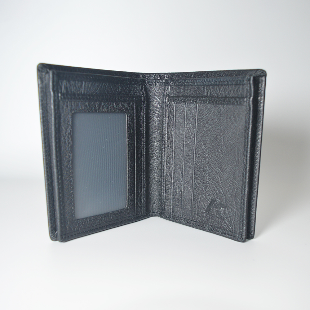 Mens Women Leather Zipper Pocket Card Cash Holder Organizer Wallet