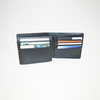 Slim Minimalist Black Wallet for Men Women Leather Bifold Front Pocket Credit Card Holder including Gift Box