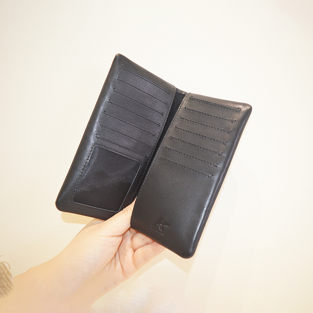 Ultra Slim Thin Leather Credit Card Holder Men Bifold Clutch Wallets