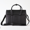 Large Full Grain Cow Leather Briefcase For Men Business Travel Case Messenger Bag