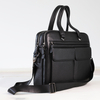 Men's Real Leather Messenger Bag 16 Inches Laptop Briefcase Business Satchel Computer Handbag Shoulder Bag