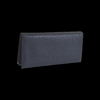 Mens Stylish Flip Fold Slim Design Wallet Black Bifold Ostrich Real Leather Wallet