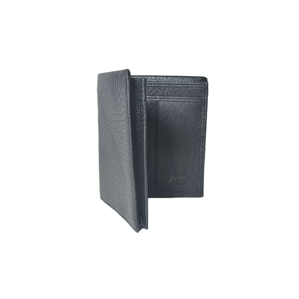 Mens Women Leather Zipper Pocket Card Cash Holder Organizer Wallet