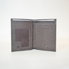 Bifold Real Leather Wallet Brown Ostrich Leather Wallet for Card Cash Holder