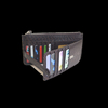 Brown New Crocodile Wallets Bifold Multi Card Case Purse with Zipper Pocket