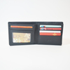 Slim Minimalist Wallet for Men Women Bifold Design Short Bifold Leather Wallet Checkbook Wallet