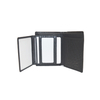 Men Multi-Card Short Black Crocodile Clutch Wallet