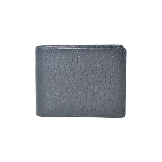 Short Bifold Leather Wallet Clutch Purse with ID Window in Gift Box