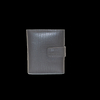 Black Crocodile Trifold Clutch Wallet Credit Card Holder for Men Women