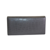 Vintage Black Thick Crocodile Clutch Wallet Credit Card Holder