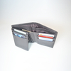 Brown Multi-Card Leather Wallet Flip Fold Slim Design Wallet with ID Window in Gift Box