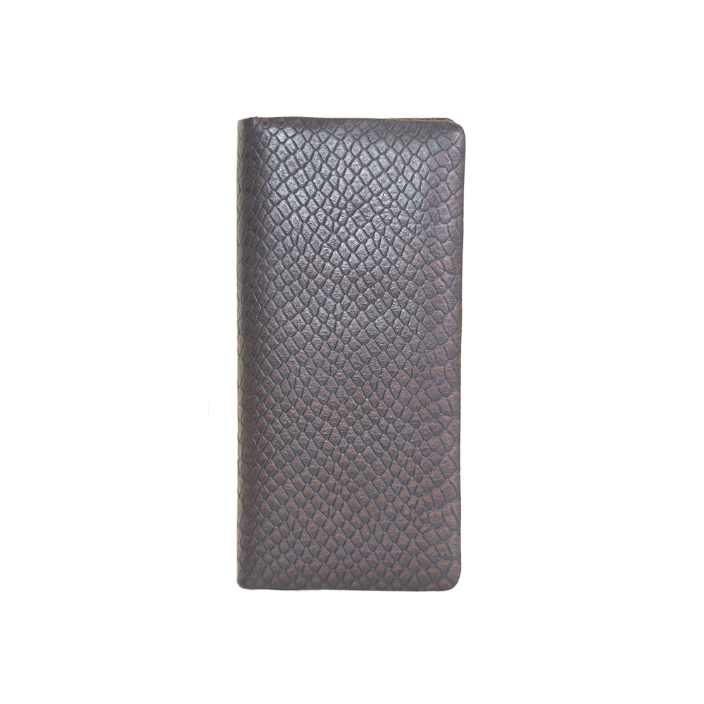 Men Leather Wallet Brown New Crocodile Clutch Wallet Credit Card Holder