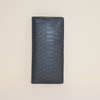 Men Long Bifold Leather Wallet Black New Crocodile Clutch Wallet Credit Card Holder