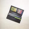 Vintage Black Thick Crocodile Clutch Wallet Credit Card Holder
