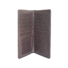 Men Leather Wallet Brown New Crocodile Clutch Wallet Credit Card Holder