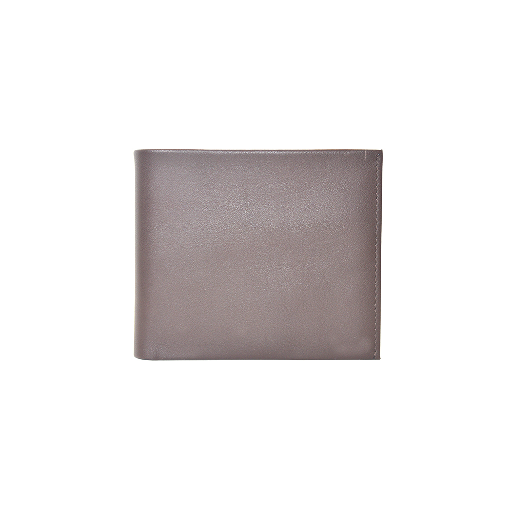 Brown Real Leather Wallet Bifold Multi Card Case Holder Purse with Gift Box