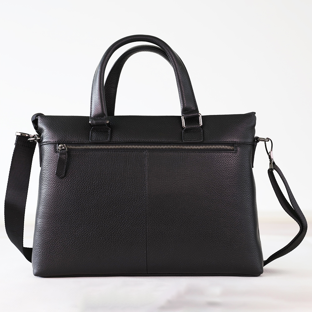 Leather Briefcase 15.5 Inch Laptop Messenger Bags for Men And Women Best Office School College Briefcase Satchel Bag