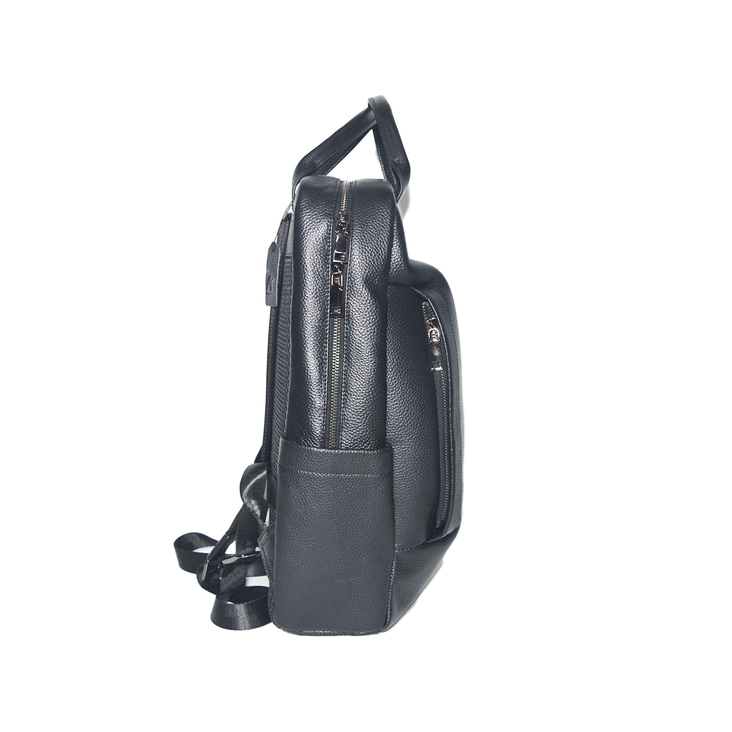 Handmade Leather Backpack with Unique Design