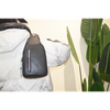Top Layer Cowhide Leather Sling Bag Waterproof Casual Daypack Shoulder Chest Crossbody Bag For Men