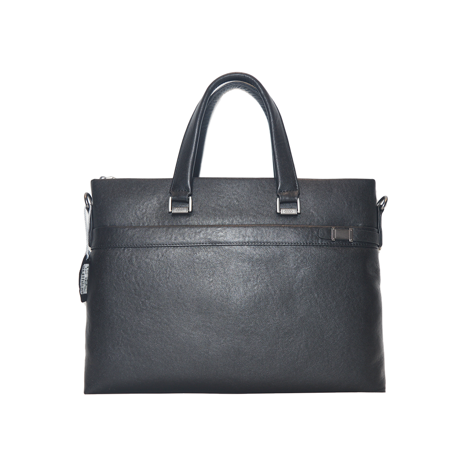 Men Minimalist Design Genuine Leather Business Laptop Bag Waterproof Briefcase Crossbody Bag