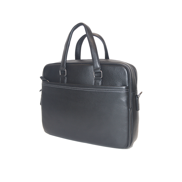 High Quality Double Zipper Style Men's Hard Briefcase Business Messenger Bag Large Capacity Laptop Bag