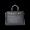 Classic Business Bag Men's Real Leather Briefcase Large Capacity Waterproof Shoulder Bag